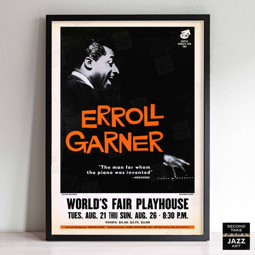 Erroll garner jazz poster - poster,